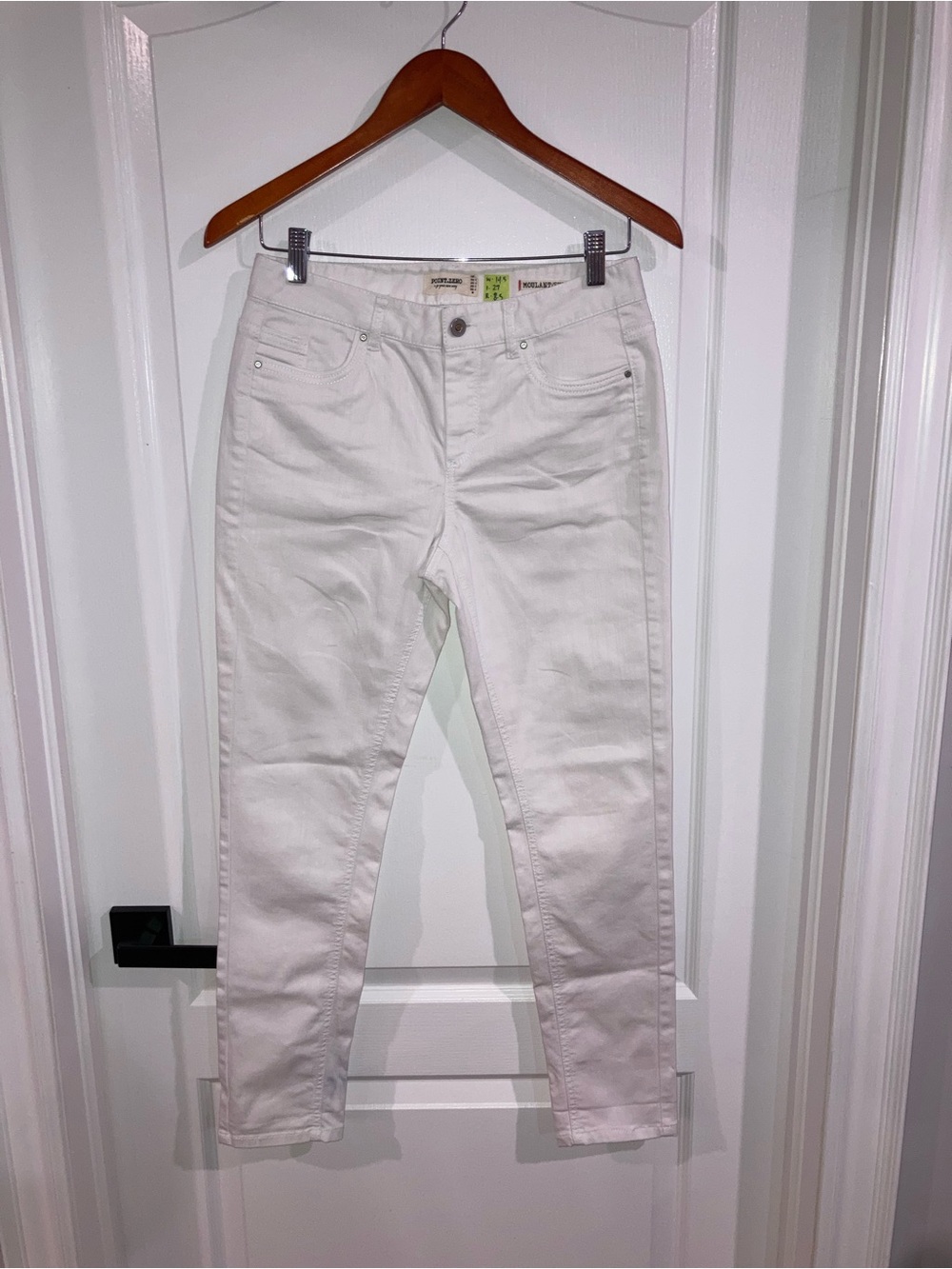 Point Zero White Skinny Jeans - size 4
